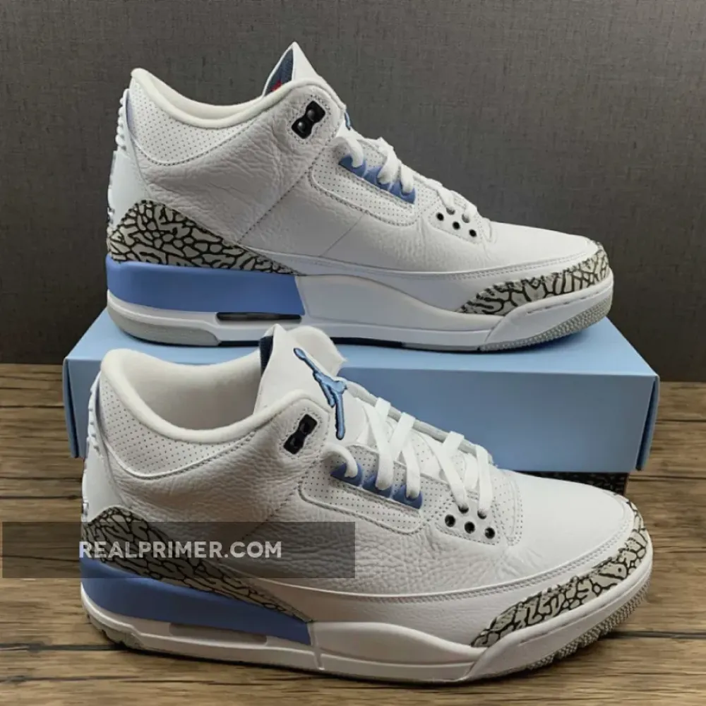 AIR JORDAN 3 RETRO UNC WHITE/VALOR BLUE/TECH GREY CT8532-104