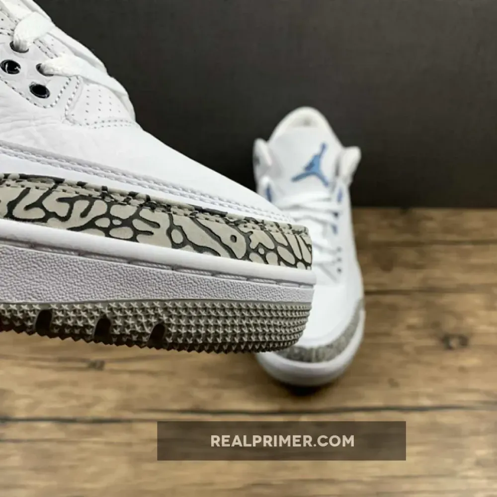 AIR JORDAN 3 RETRO UNC WHITE/VALOR BLUE/TECH GREY CT8532-104