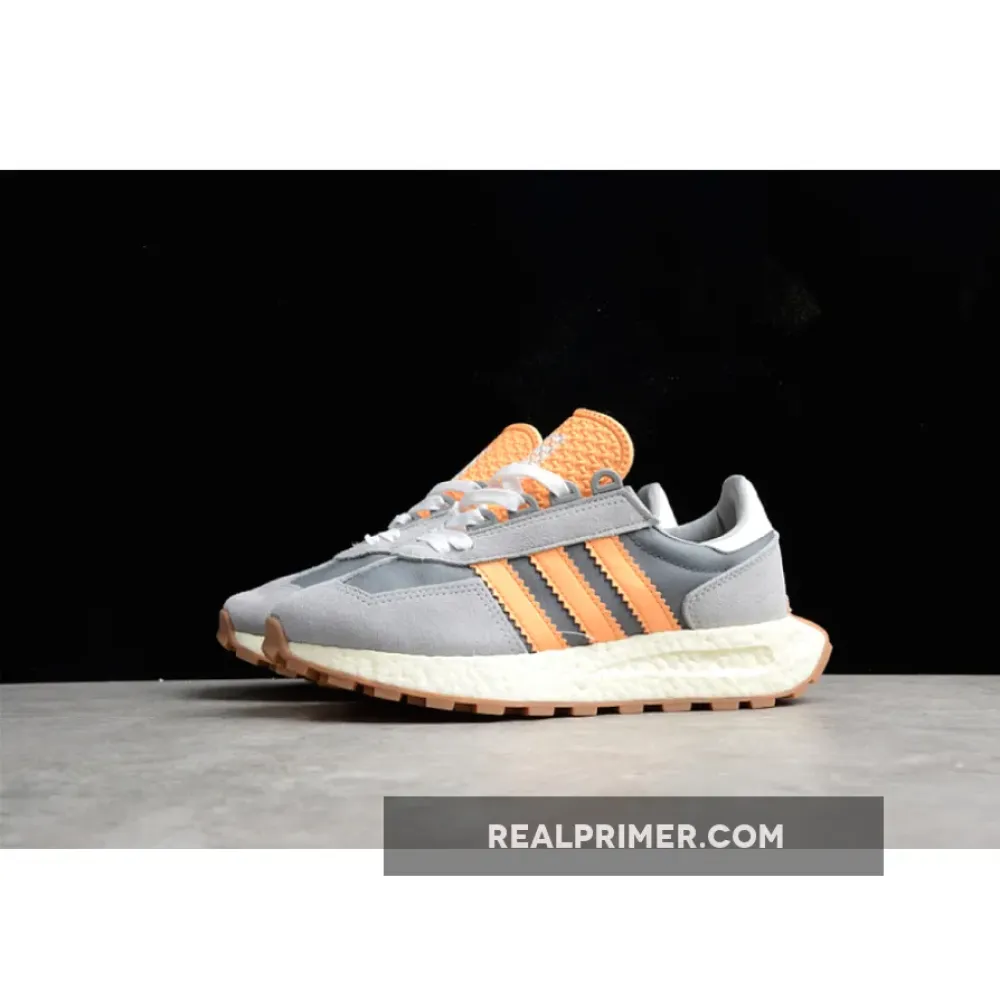 RETROPY E5 SHOES GREY THREE/ACID ORANGE/GREY TWO H03077