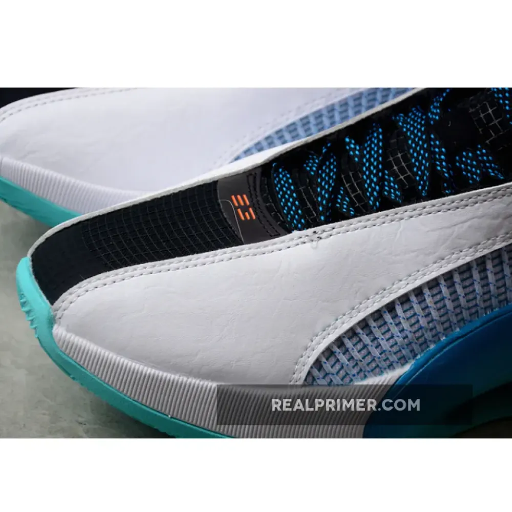 GUO AILUN X AIR JORDAN 35 GC PF MORPHO WHITE/BLACK/LASER BLUE/METALLIC SILVER CZ8153-100