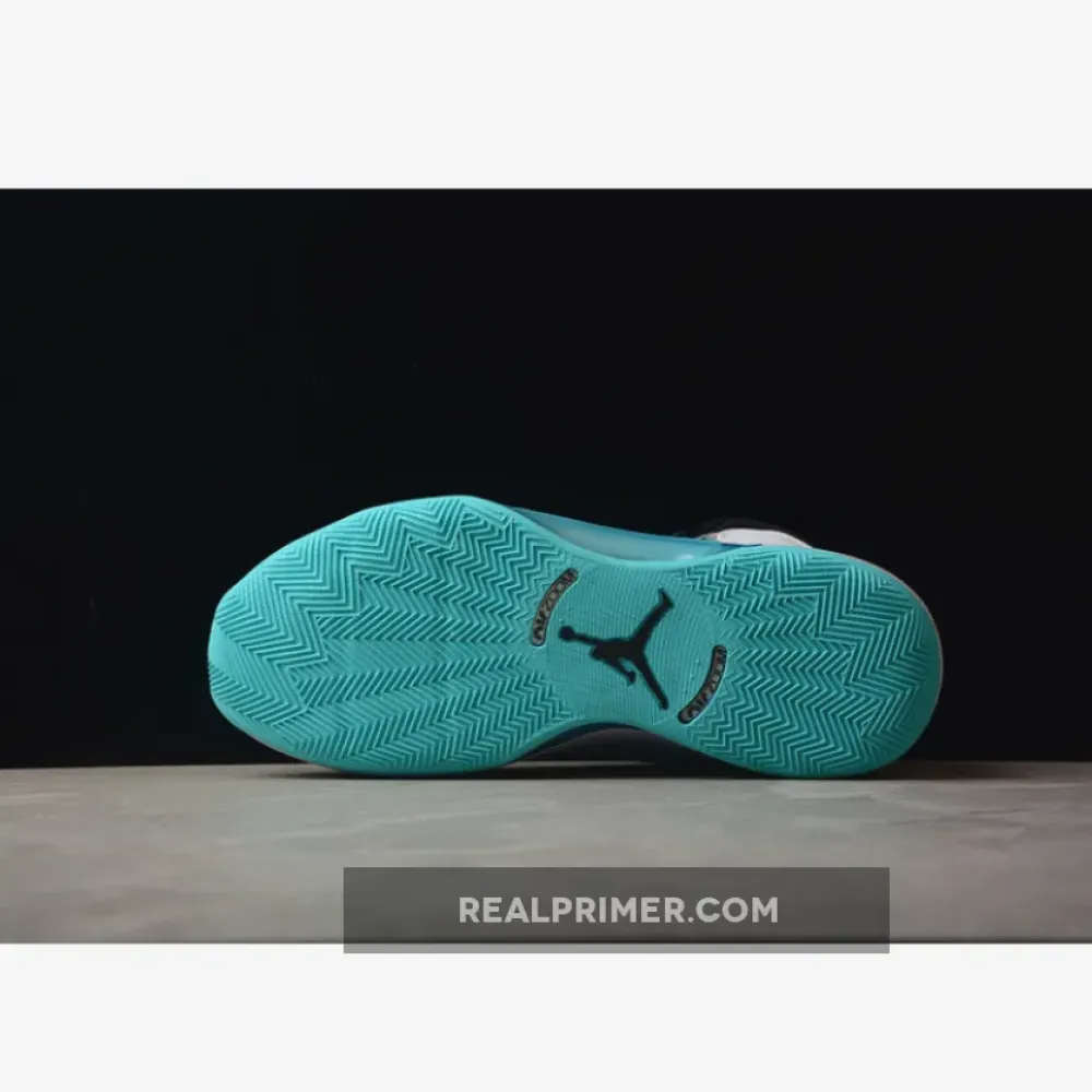 GUO AILUN X AIR JORDAN 35 GC PF MORPHO WHITE/BLACK/LASER BLUE/METALLIC SILVER CZ8153-100