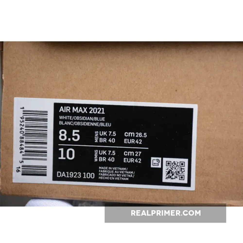 AIR MAX 2021 WHITE/GHOST/BARELY GREEN/OBSIDIAN DA1923-100