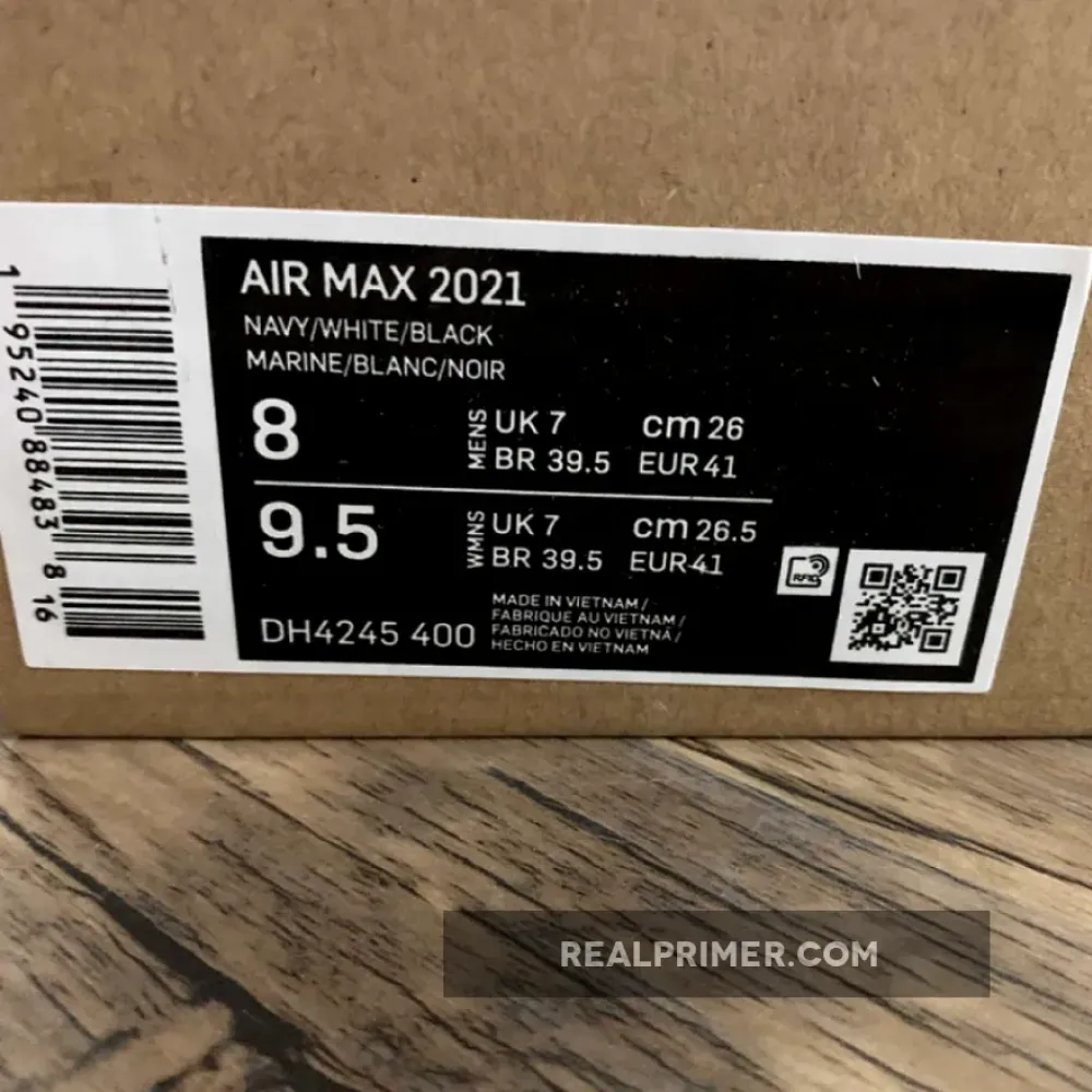 AIR MAX 2021 NAVY BLUE/WHITE/BLACK DH4245-400