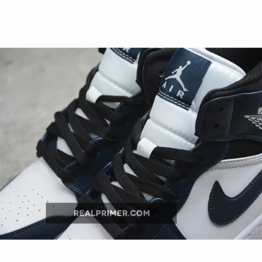 GZ AIR JORDAN 1 MID ARMORY NAVY/BLACK/WHITE 554724-411