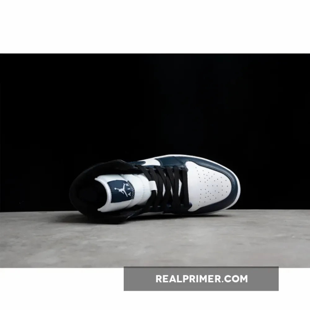 GZ AIR JORDAN 1 MID ARMORY NAVY/BLACK/WHITE 554724-411