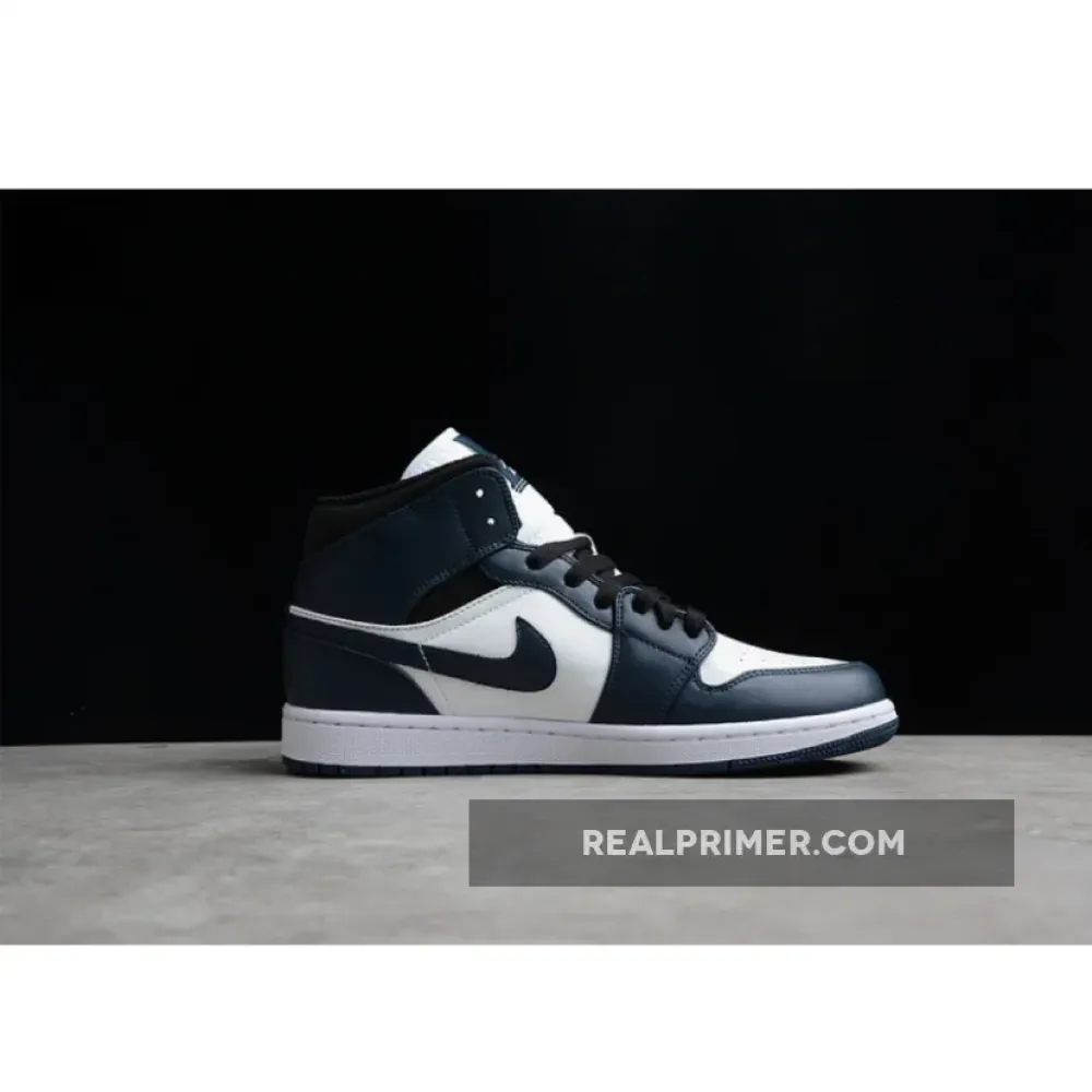 GZ AIR JORDAN 1 MID ARMORY NAVY/BLACK/WHITE 554724-411