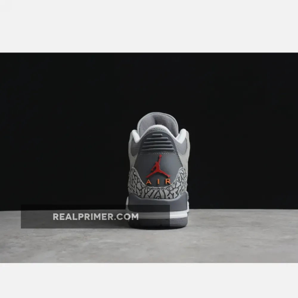 AIR JORDAN 3 RETRO 2021 SILVER/LIGHT GRAPHITE/ORANGE PEEL/SPORT RED CT8532-012