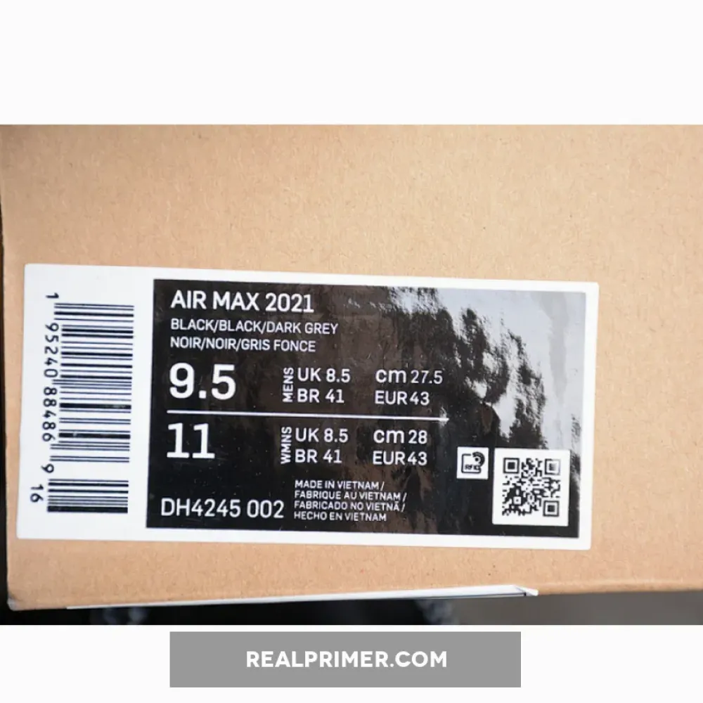 AIR MAX 2021 BLACK/BLACK/BLACK DH4245-002