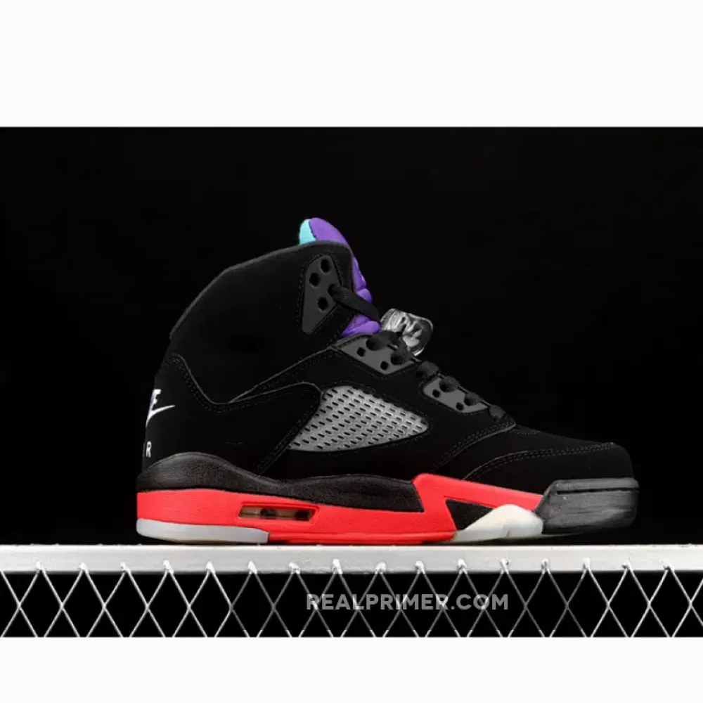 AIR JORDAN 5 RETRO TOP 3 BLACK/FIRE RED/GRAPE ICE/NEW EMERALD CZ1786-001