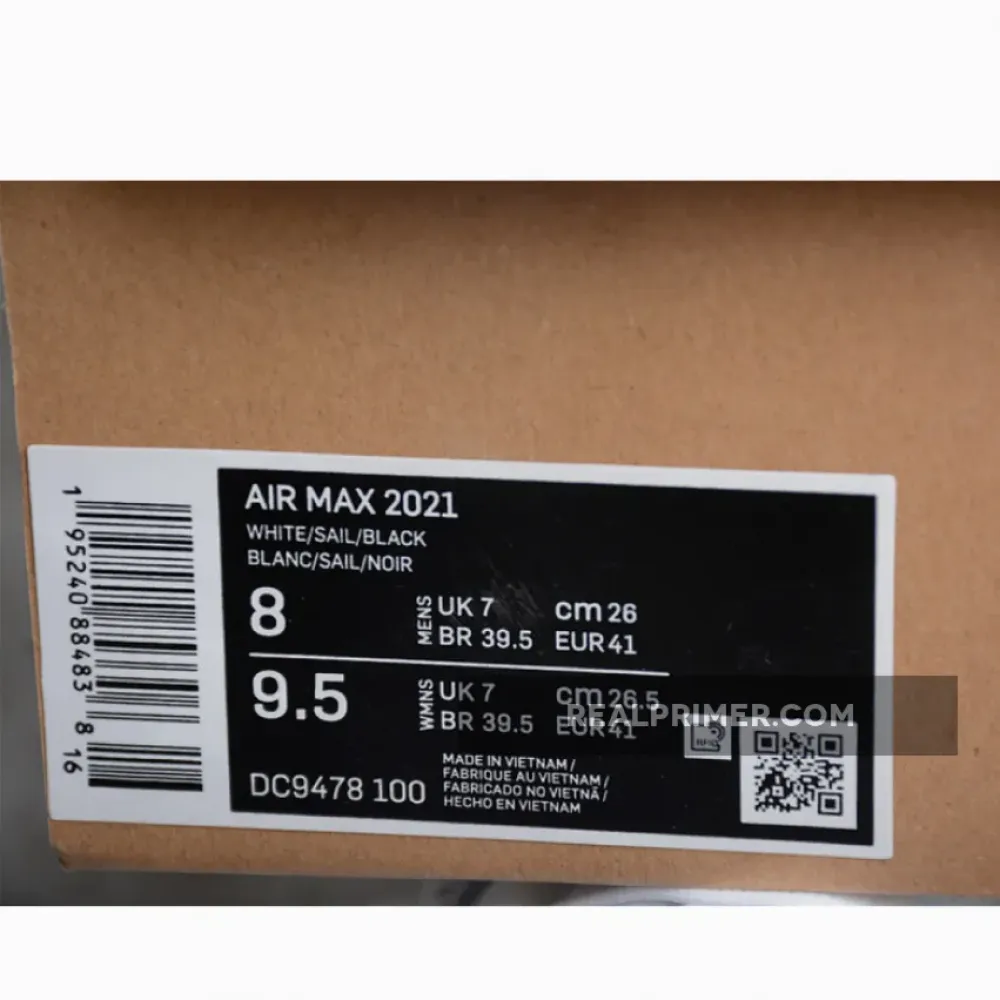 AIR MAX 2021 WHITE/RED/NAVY BLUE DC9478-100