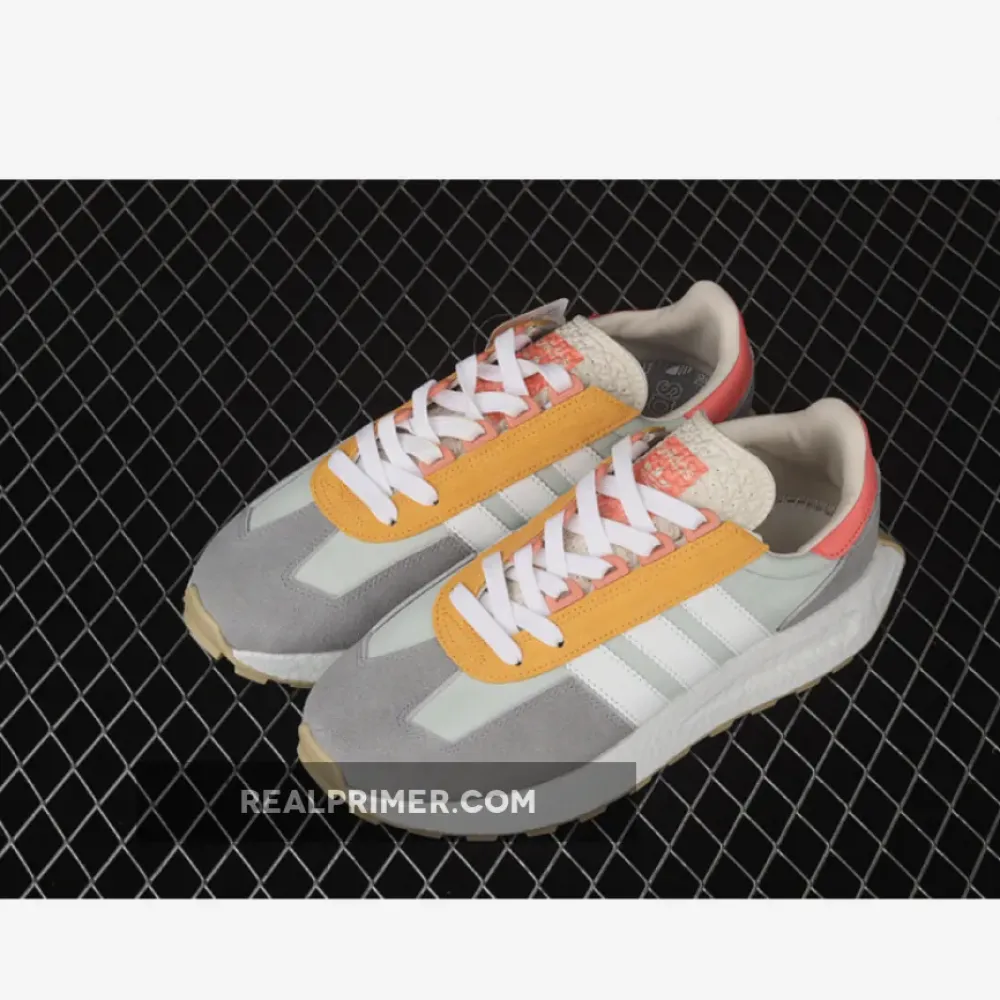 RETROPY E5 SHOES CLOUD WHITE/ORANGE-DARK GREY GY1033