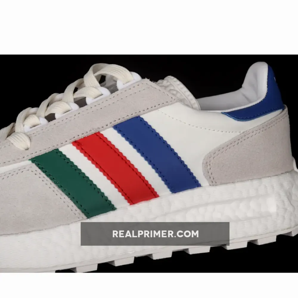 RETROPY E5 SHOES LIGHT GREY/CLOUD WHITE/BLUE Q47513