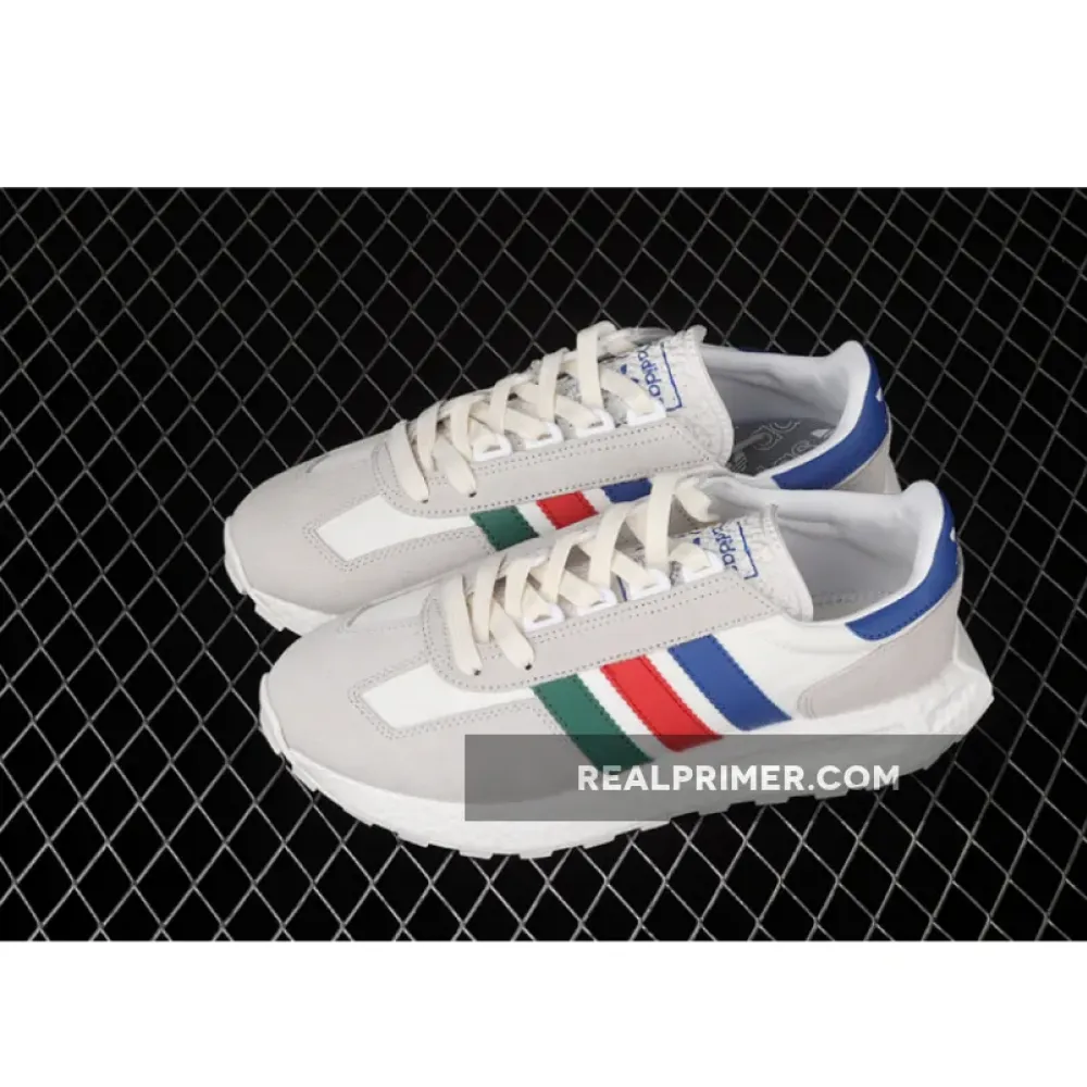 RETROPY E5 SHOES LIGHT GREY/CLOUD WHITE/BLUE Q47513