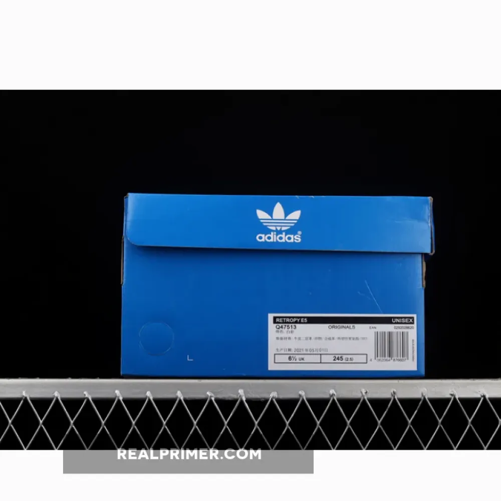 RETROPY E5 SHOES LIGHT GREY/CLOUD WHITE/BLUE Q47513