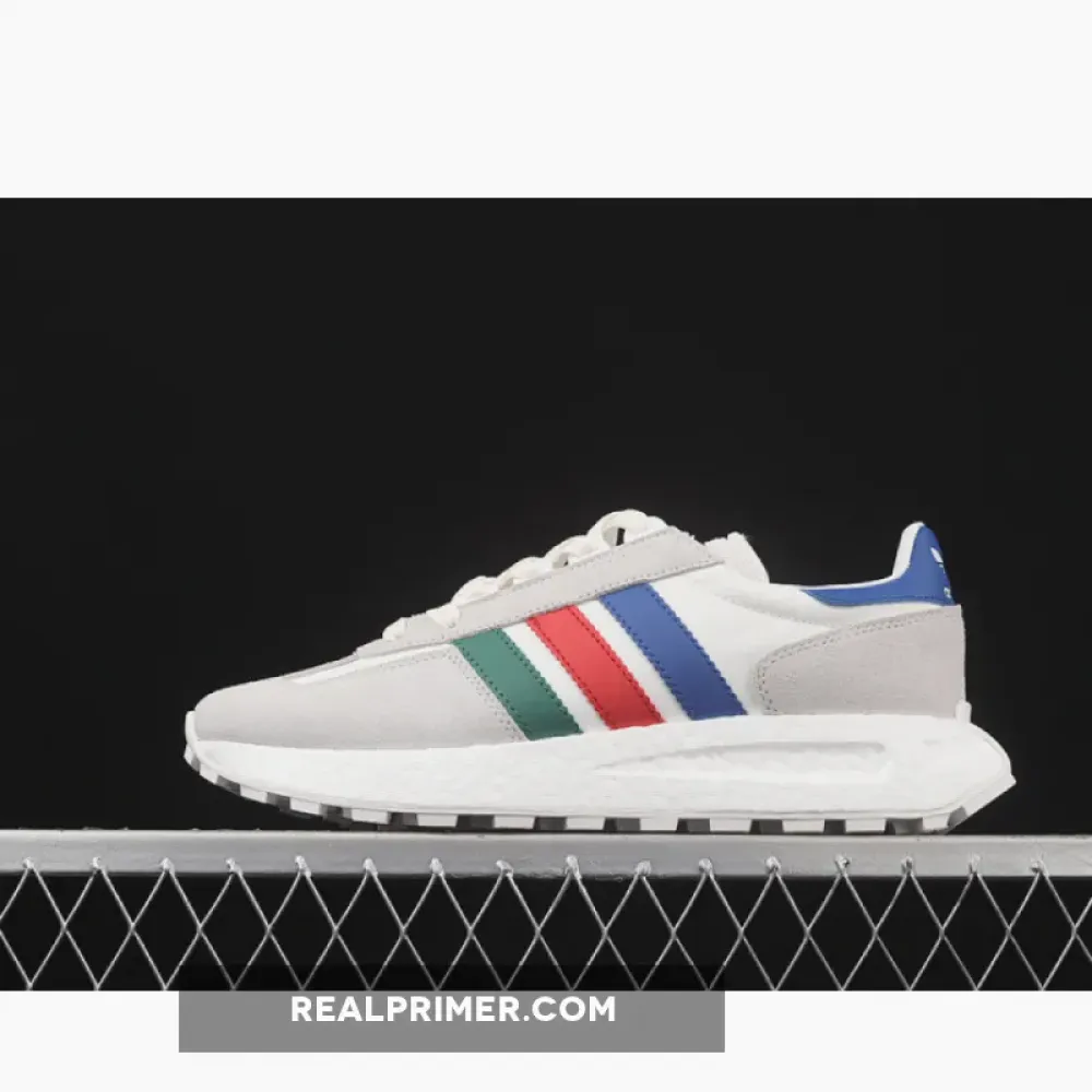 RETROPY E5 SHOES LIGHT GREY/CLOUD WHITE/BLUE Q47513