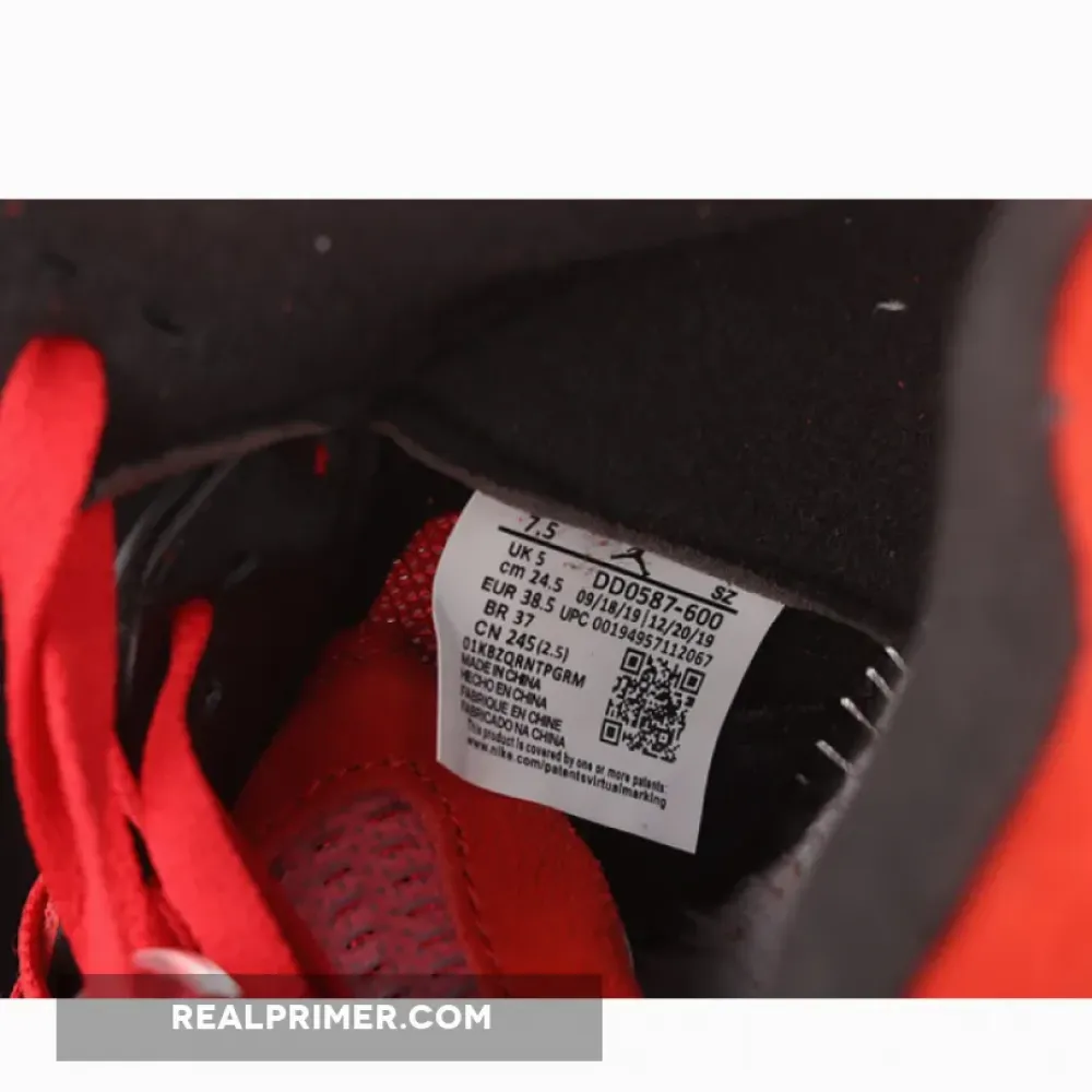 AIR JORDAN 5 RETRO RAGING BULL 2021 VARSITY RED/BLACK/WHITE DD0587-600