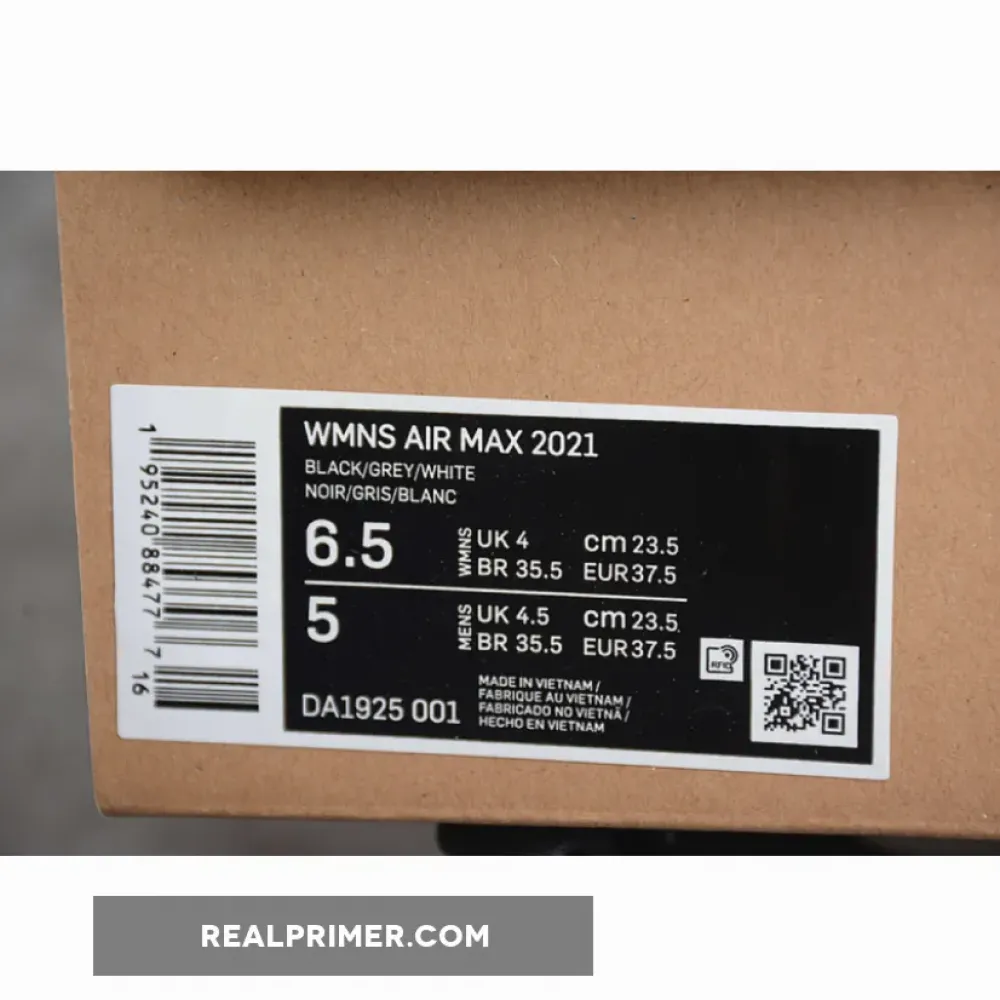 AIR MAX 2021 BLACK/IRON GREY/WHITE DA1925-001