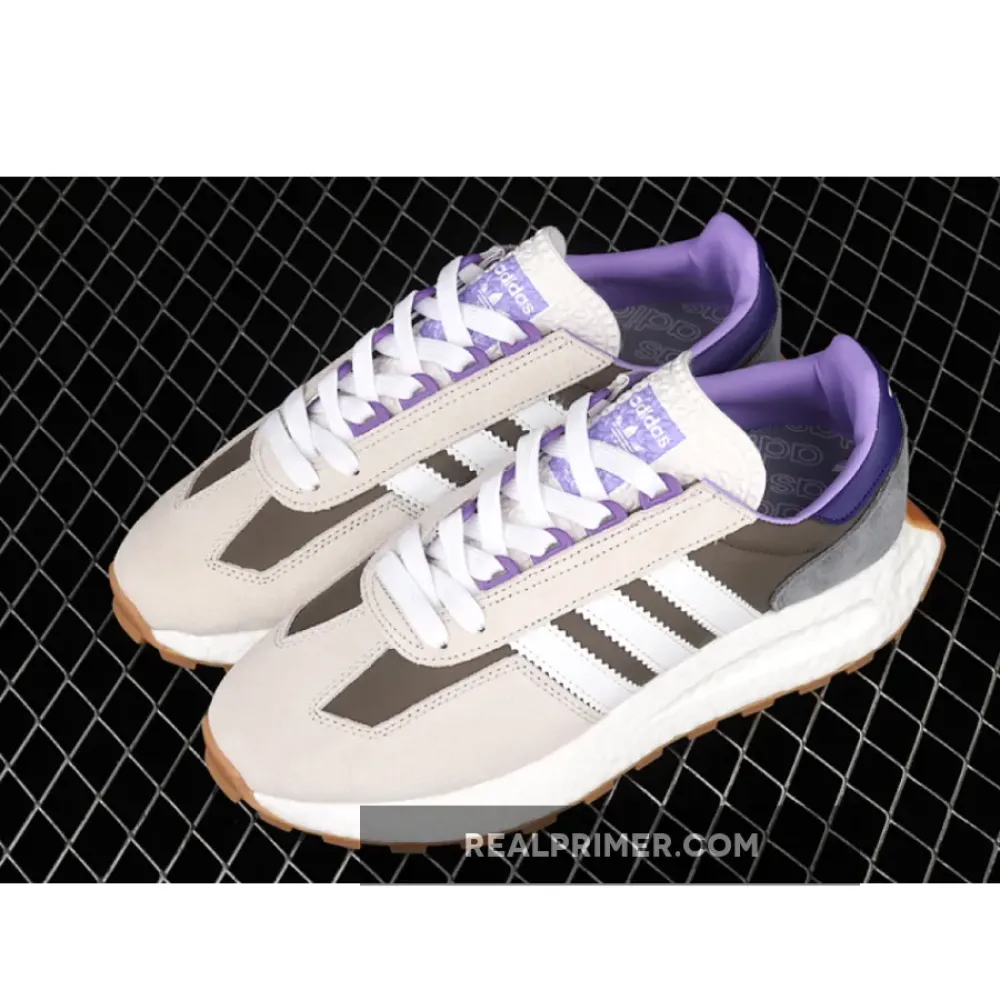 RETROPY E5 SHOES BEIGE/GREY/PURPLE GY1034