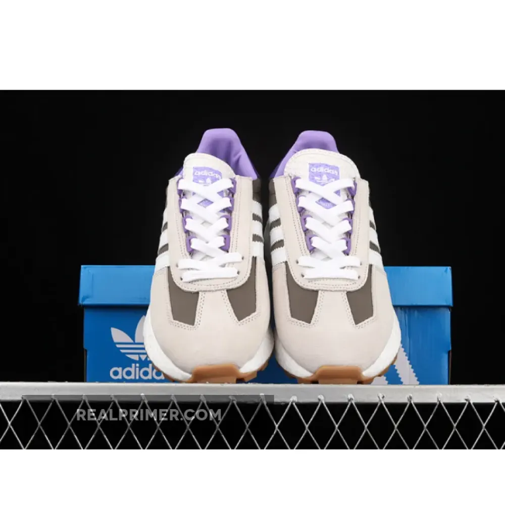 RETROPY E5 SHOES BEIGE/GREY/PURPLE GY1034