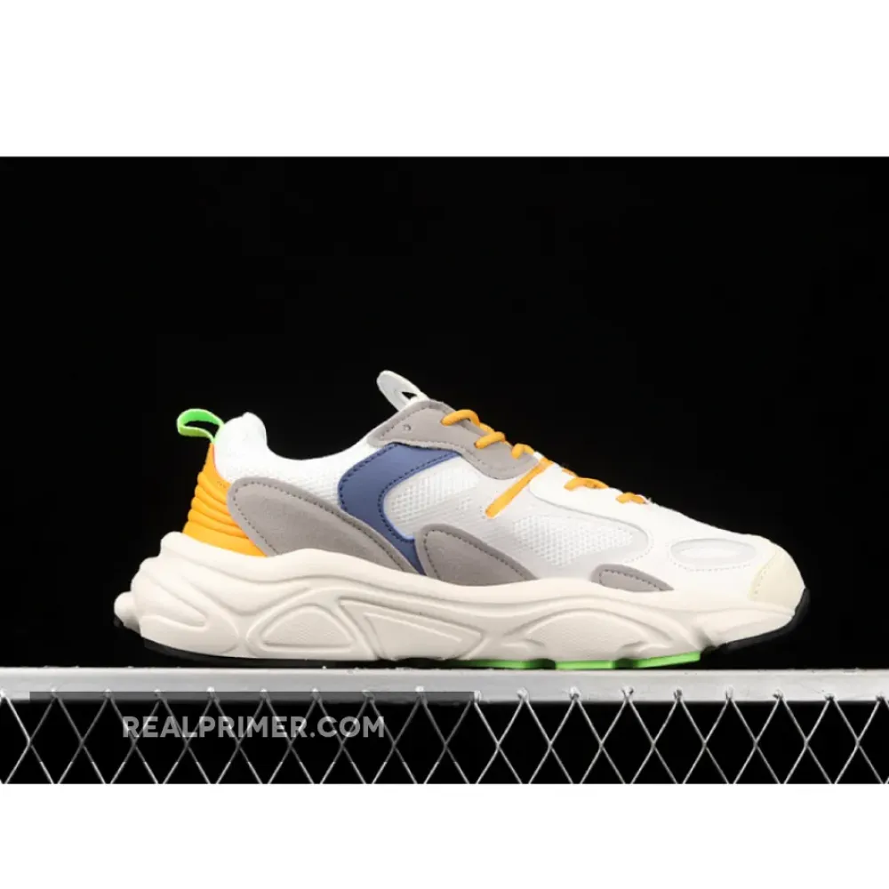 FI*LA FASHION SNEAKERS WHITE/ORANGE/LIGHT GREY