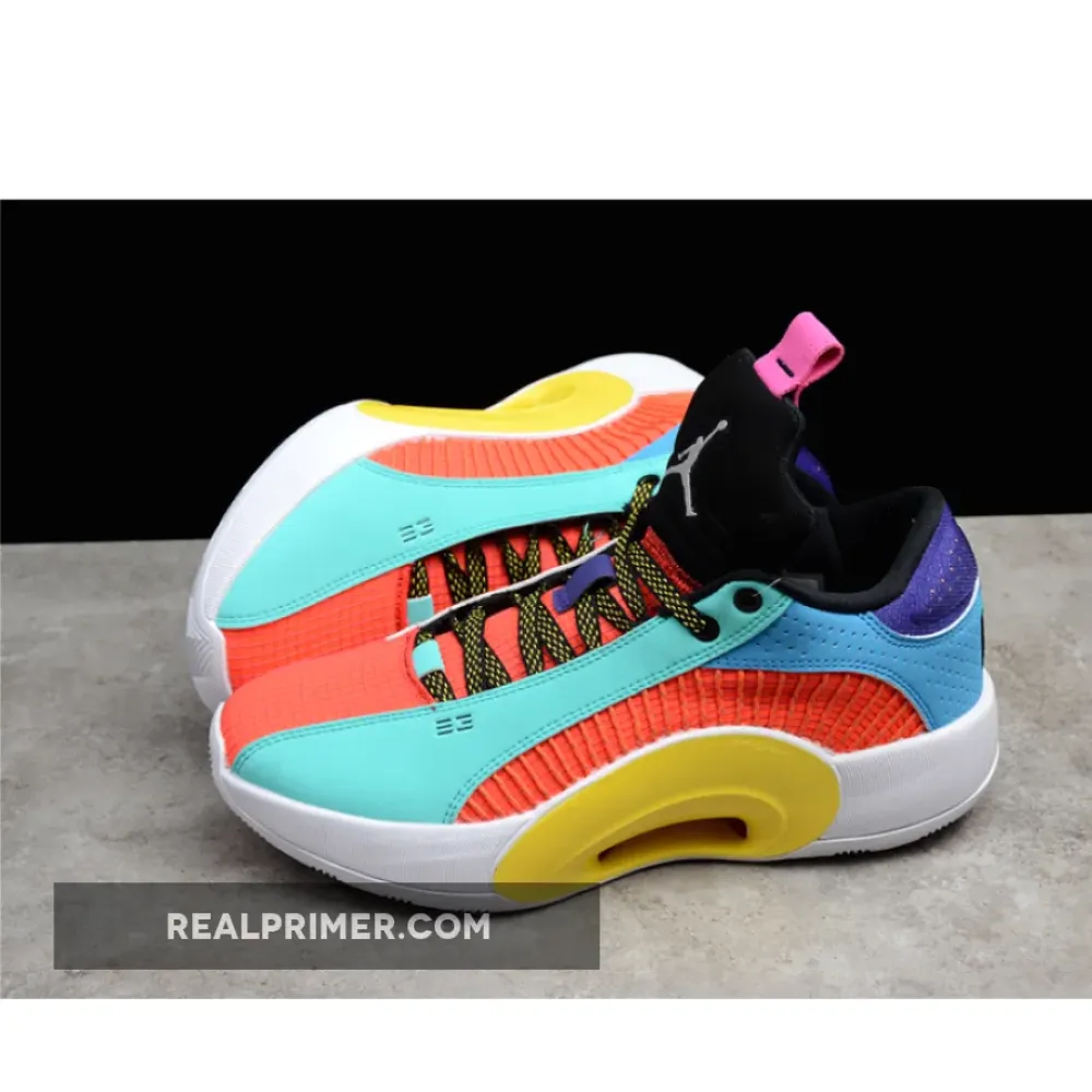 AIR JORDAN 35 LOW DS PF REFLEXOLOGY HYPER JADE/METALLIC SILVER/MULTI-COLOR DJ2831-300