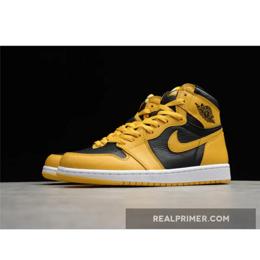 CJ AIR JORDAN 1 HIGH RETRO OG POLLEN/BLACK/WHITE 555088-701