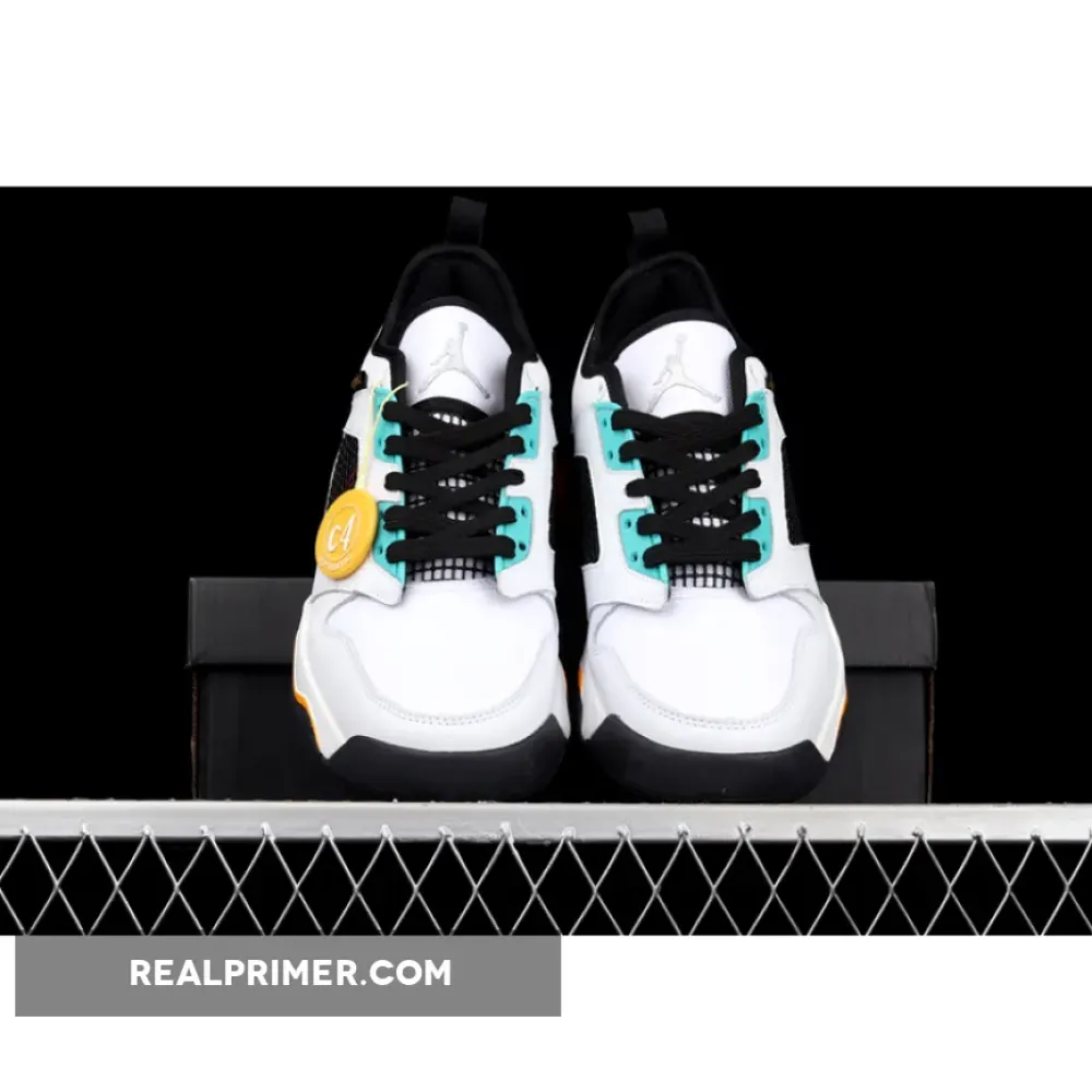 JORDAN MARS 270 LOW WHITE/LASER ORANGE/HYPER JADE/BRIGHT CRIMSON/BLACK DB5919-181