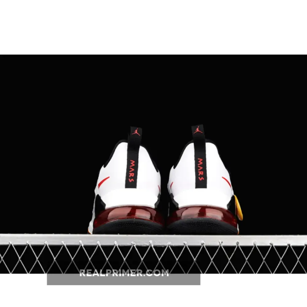 JORDAN MARS 270 LOW WHITE/LASER ORANGE/HYPER JADE/BRIGHT CRIMSON/BLACK DB5919-181