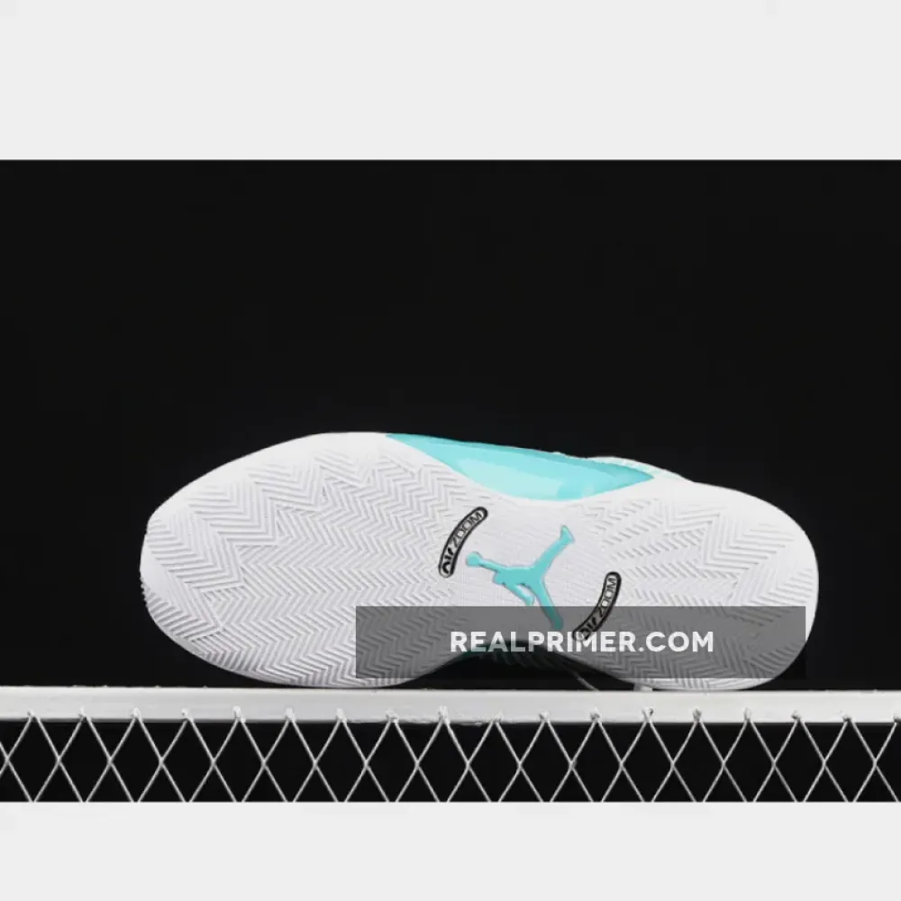 GUO AILUN X AIR JORDAN 35 LOW PF JADE WHITE/WHITE/LIGHT BLUE DJ2994-100