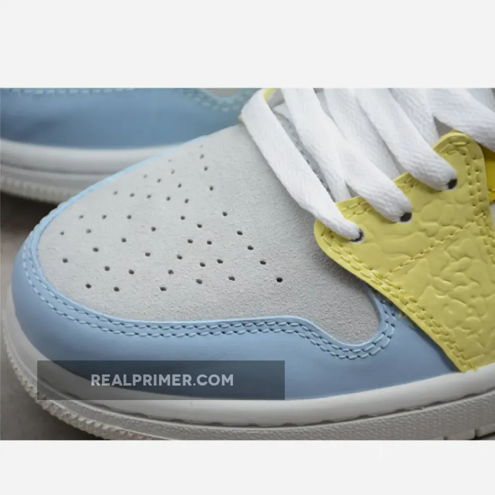 CJ AIR JORDAN 1 MID TO MY FIRST COACH WHITE/LIGHT ZITRON/SUMMIT WHITE DJ6908-100