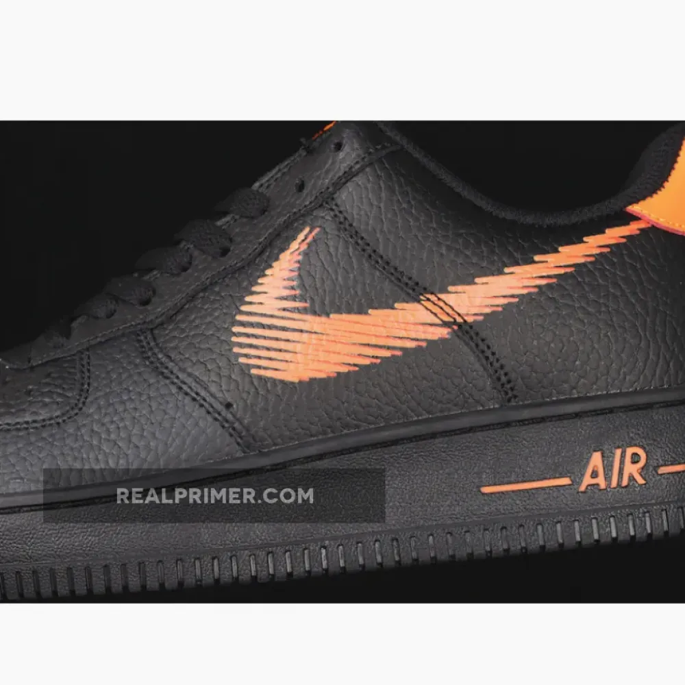AIR FORCE 1 LOW ZIG-ZAG BLACK/BLACK/ORANGE DN4928-001