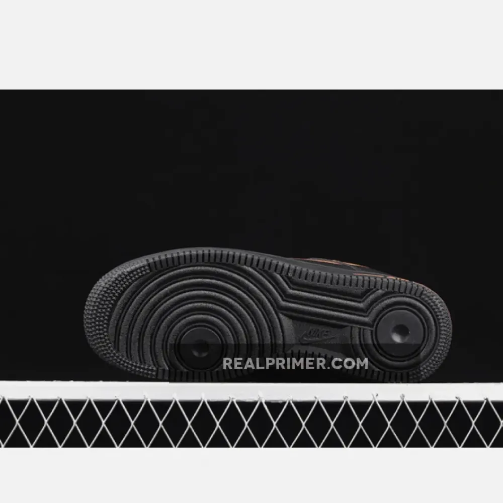 AIR FORCE 1 LOW ZIG-ZAG BLACK/BLACK/ORANGE DN4928-001