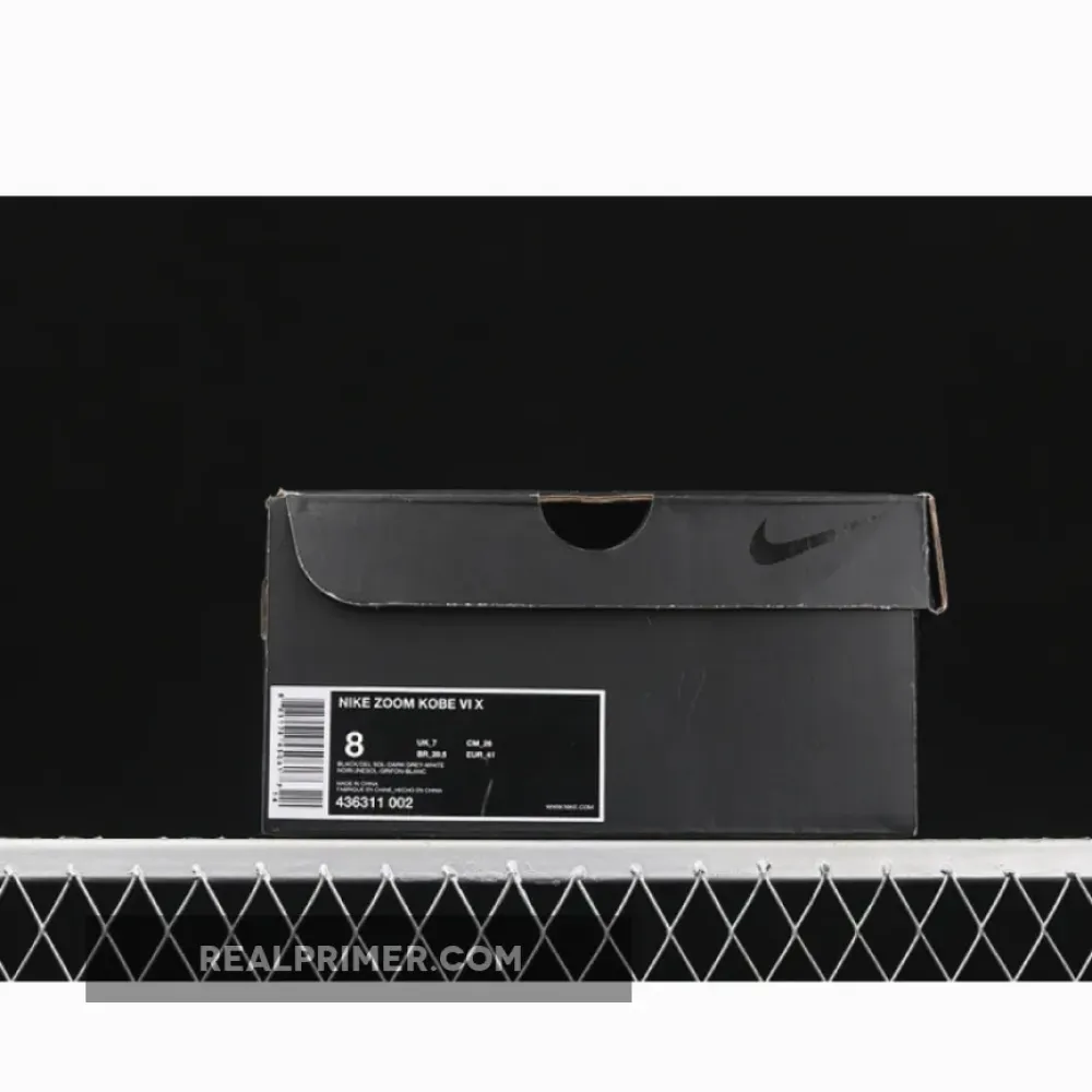 ZOOM KOBE 6 BLACK/DARK GREY/WHITE/DEL SOL 436311-002