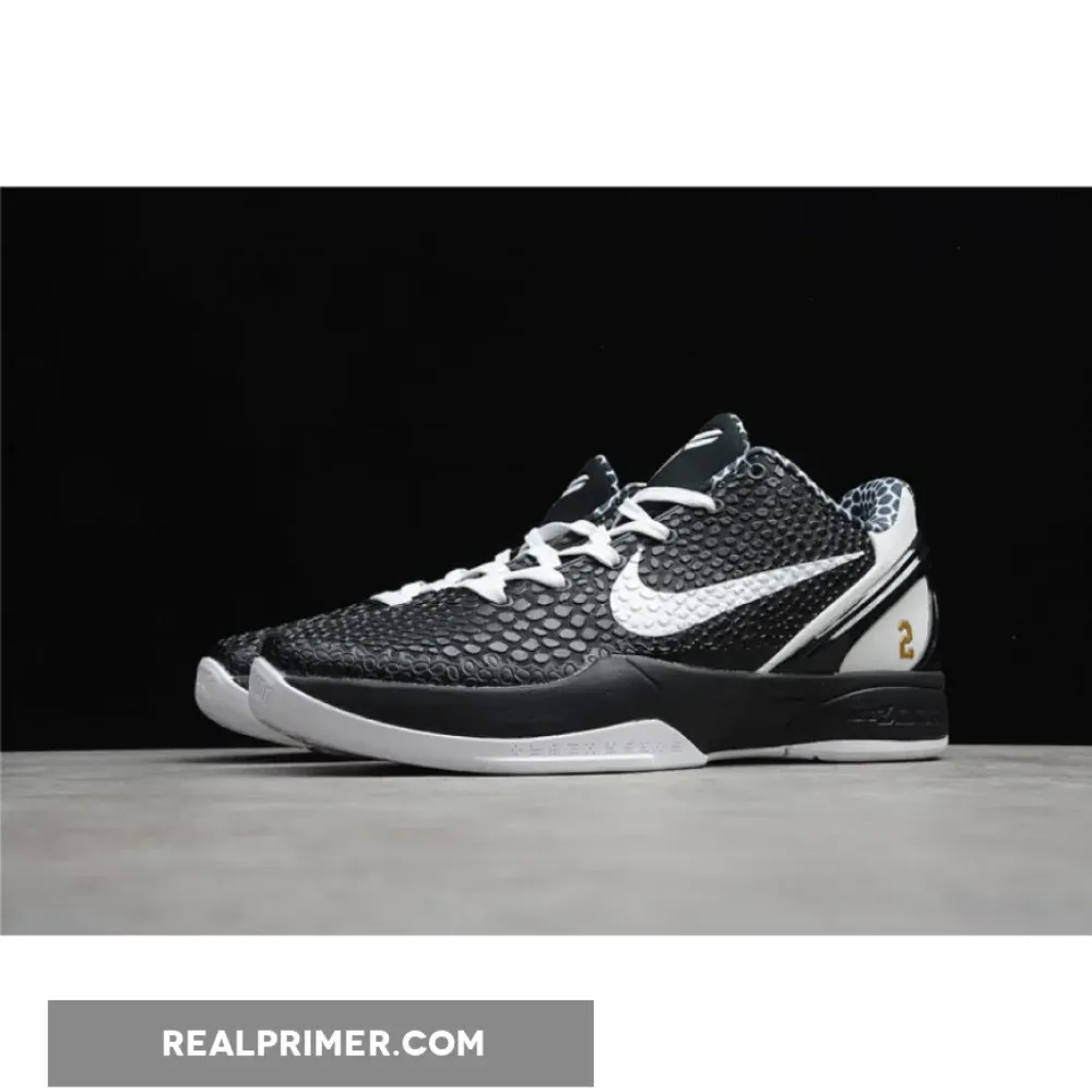 KOBE 6 PROTRO MAMBACITA BLACK/WHITE-METALLIC GOLD CW2190-002
