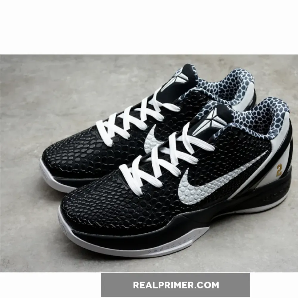 KOBE 6 PROTRO MAMBACITA BLACK/WHITE-METALLIC GOLD CW2190-002