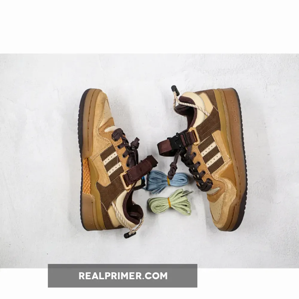 BAD BUNNY X FORUM BUCKLE LOW EASTER EGG ICEY PINK/BLUSH/TRACE PINK GW0265