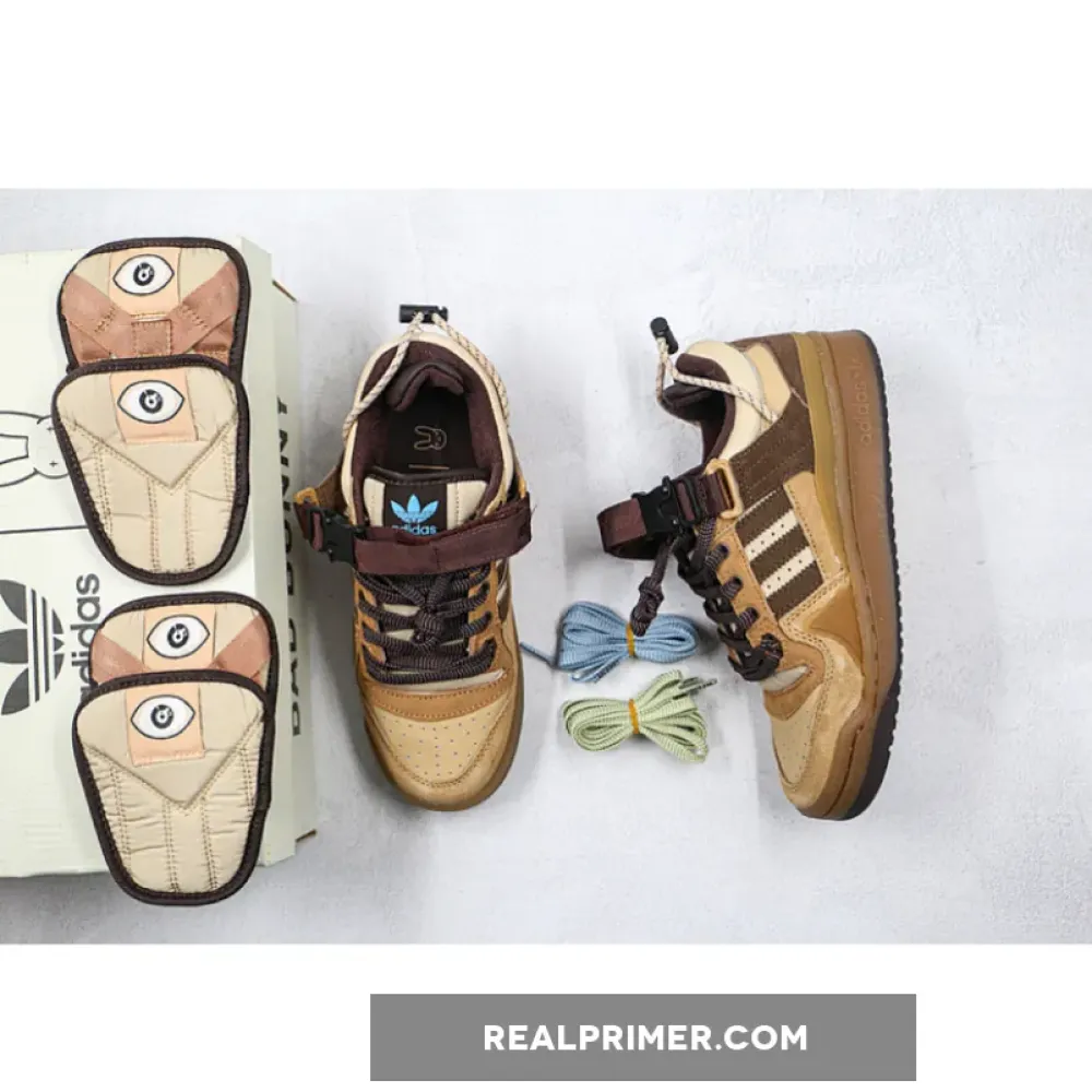 BAD BUNNY X FORUM BUCKLE LOW EASTER EGG ICEY PINK/BLUSH/TRACE PINK GW0265