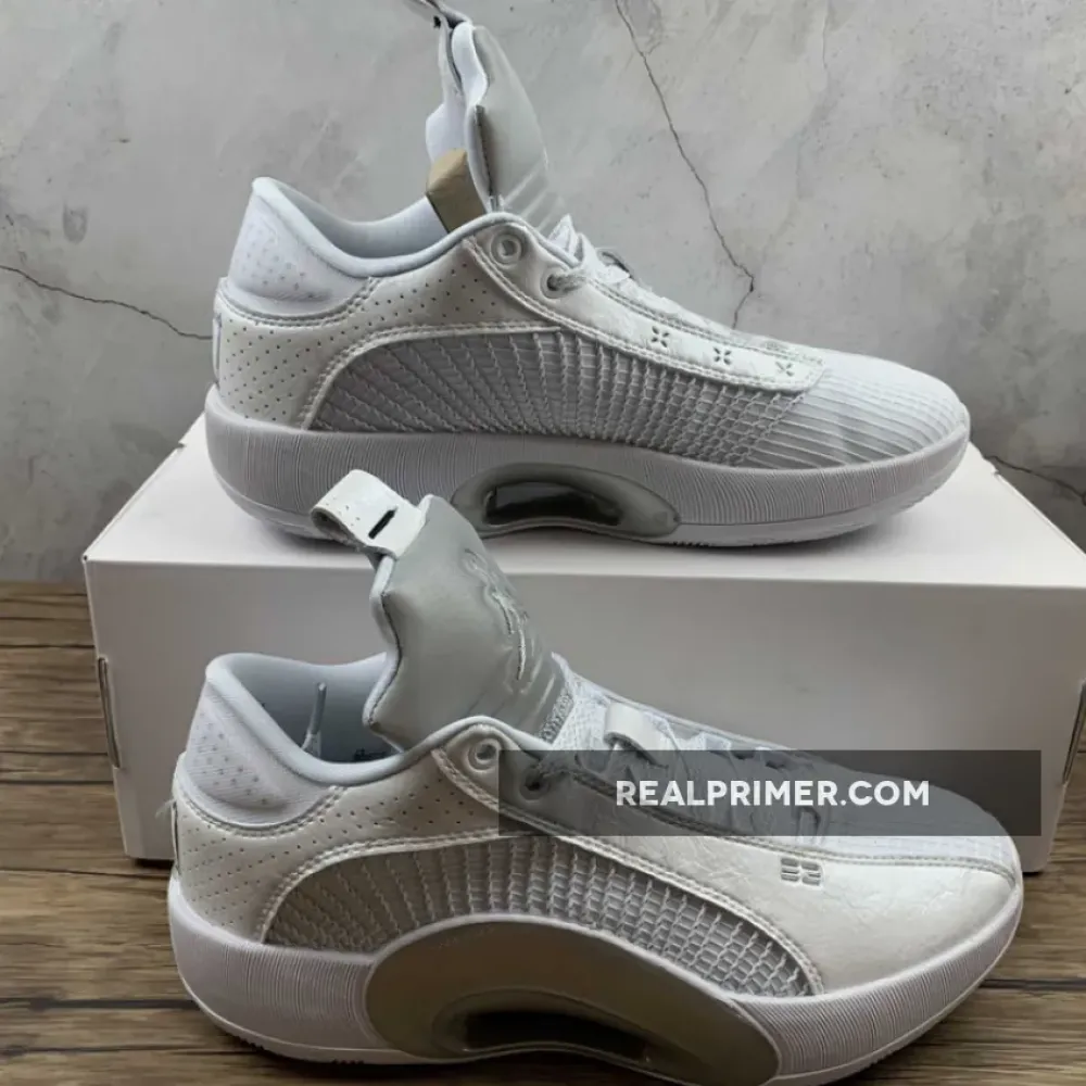 AIR JORDAN 35 LOW PF WHITE/WHITE/METALLIC SILVER CW2459-100