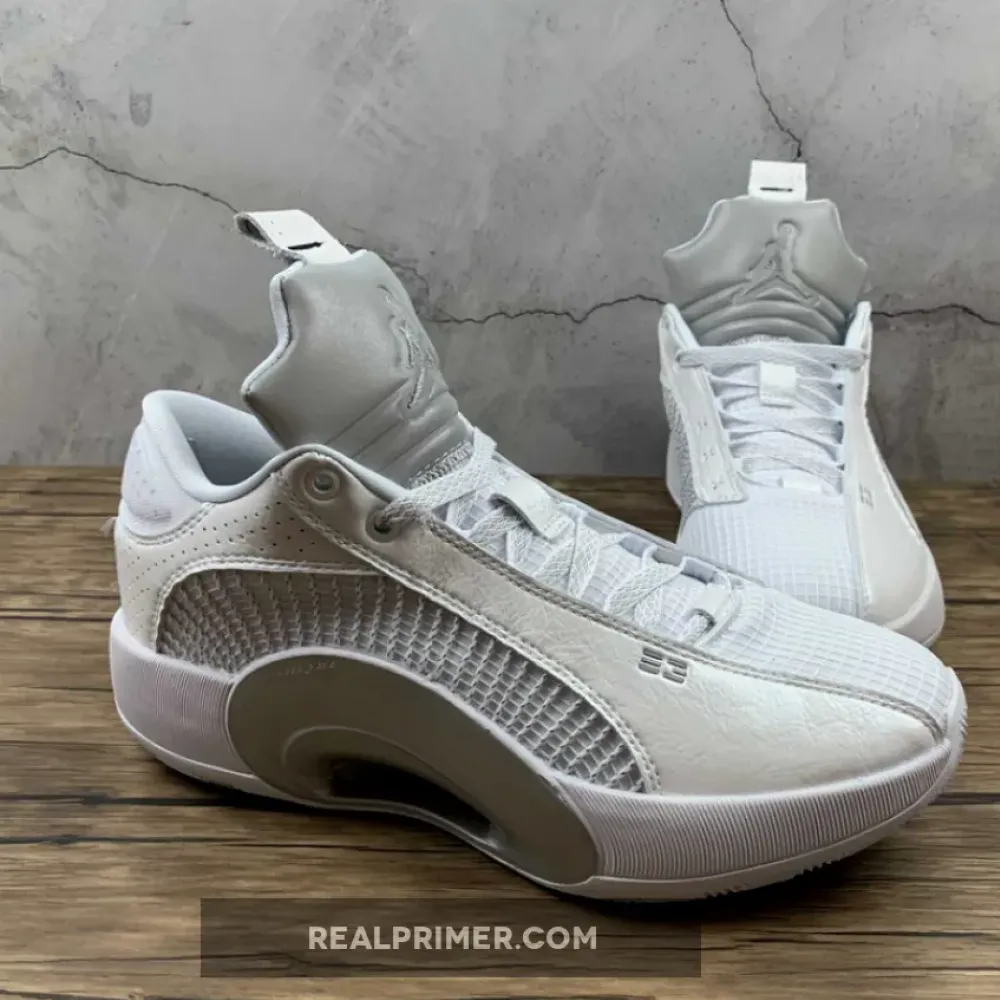 AIR JORDAN 35 LOW PF WHITE/WHITE/METALLIC SILVER CW2459-100