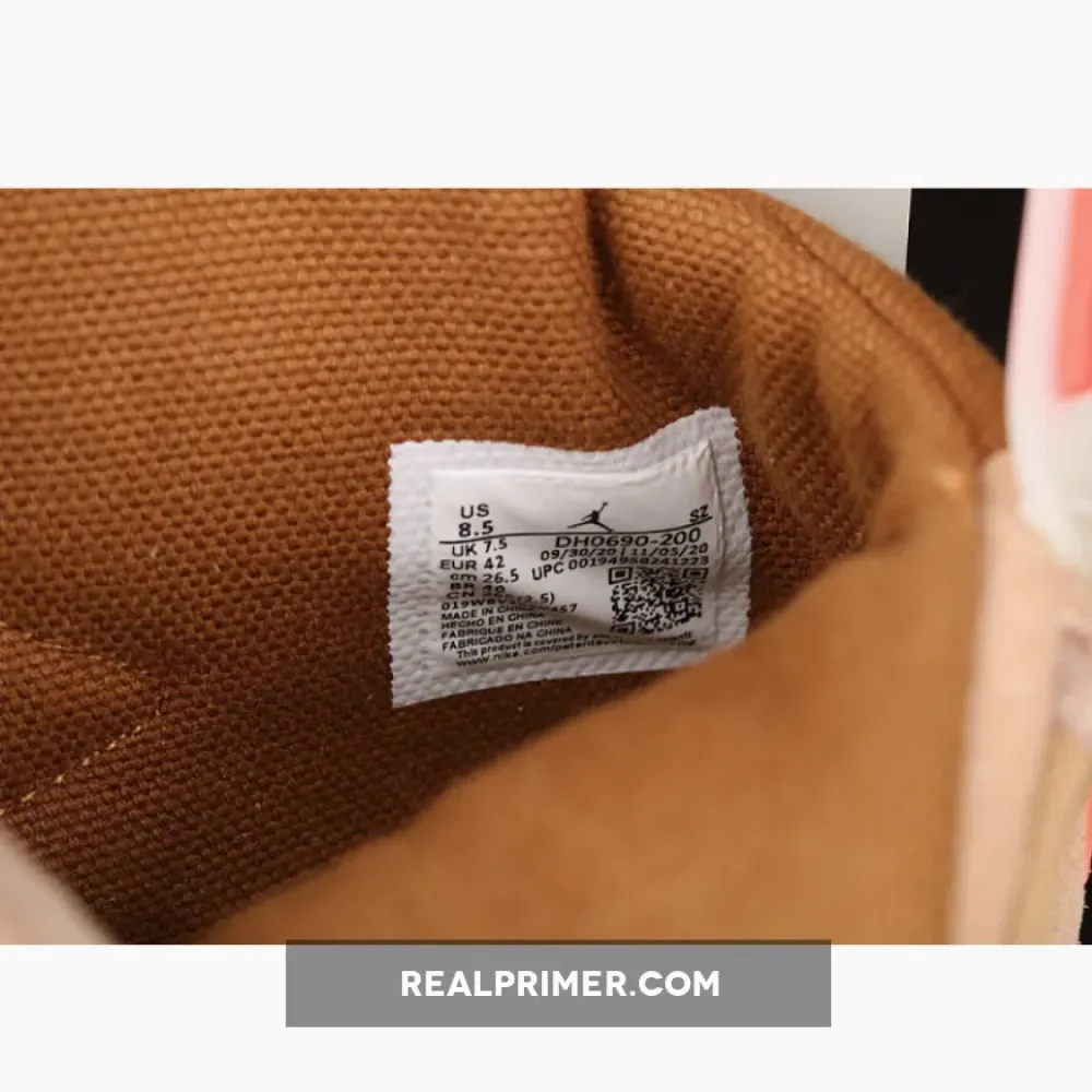 TRAVIS SCOTT X AIR JORDAN 6 RETRO BRITISH KHAKI/SAIL/BRIGHT CRIMSON DH0690-200