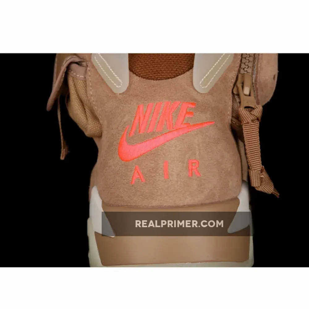 TRAVIS SCOTT X AIR JORDAN 6 RETRO BRITISH KHAKI/SAIL/BRIGHT CRIMSON DH0690-200