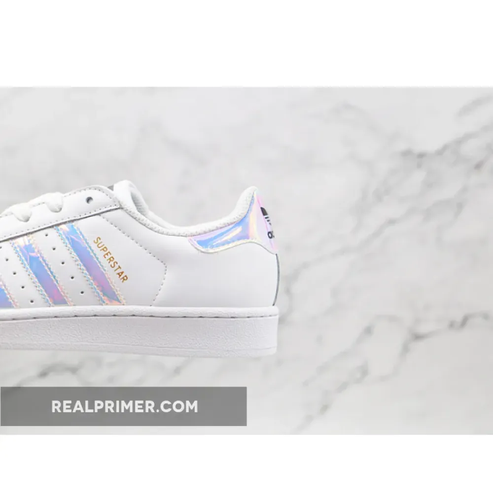 SUPERSTAR SHOES FOOTWEAR WHITE/FOOTWEAR WHITE/METALLIC SILVER AQ6278