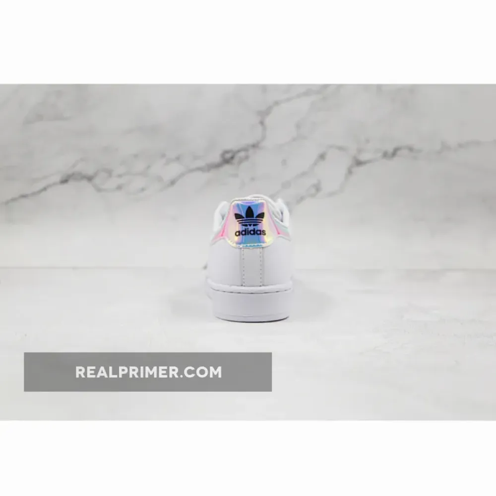 SUPERSTAR SHOES FOOTWEAR WHITE/FOOTWEAR WHITE/METALLIC SILVER AQ6278