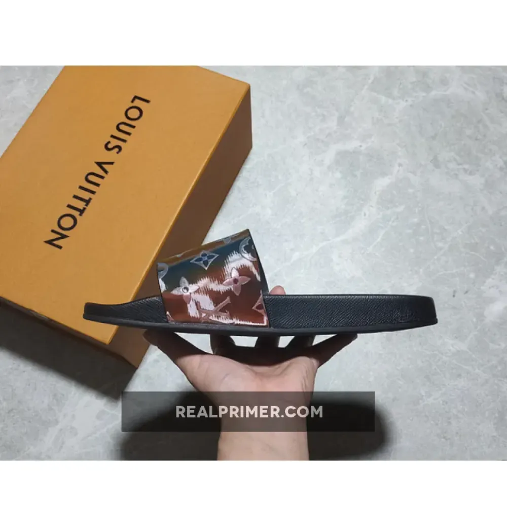 L*V WATERFRONT SLIPPERS BLACK/BLACK/BROWN 5XDH0T