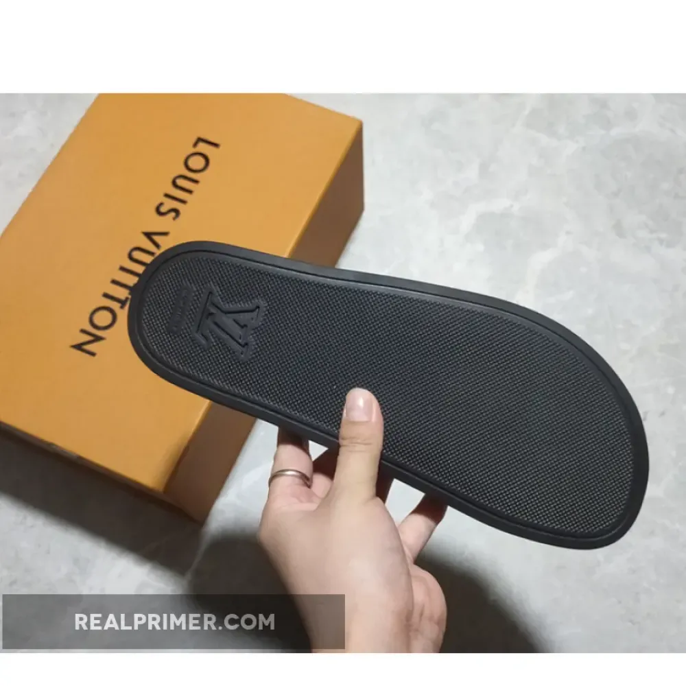 L*V WATERFRONT SLIPPERS BLACK/BLACK/BROWN 5XDH0T