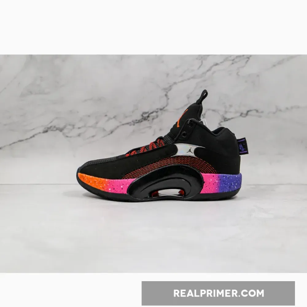 AIR JORDAN 35 SUNSET BLACK/BLACK/MULTI-COLOR CQ4228-004