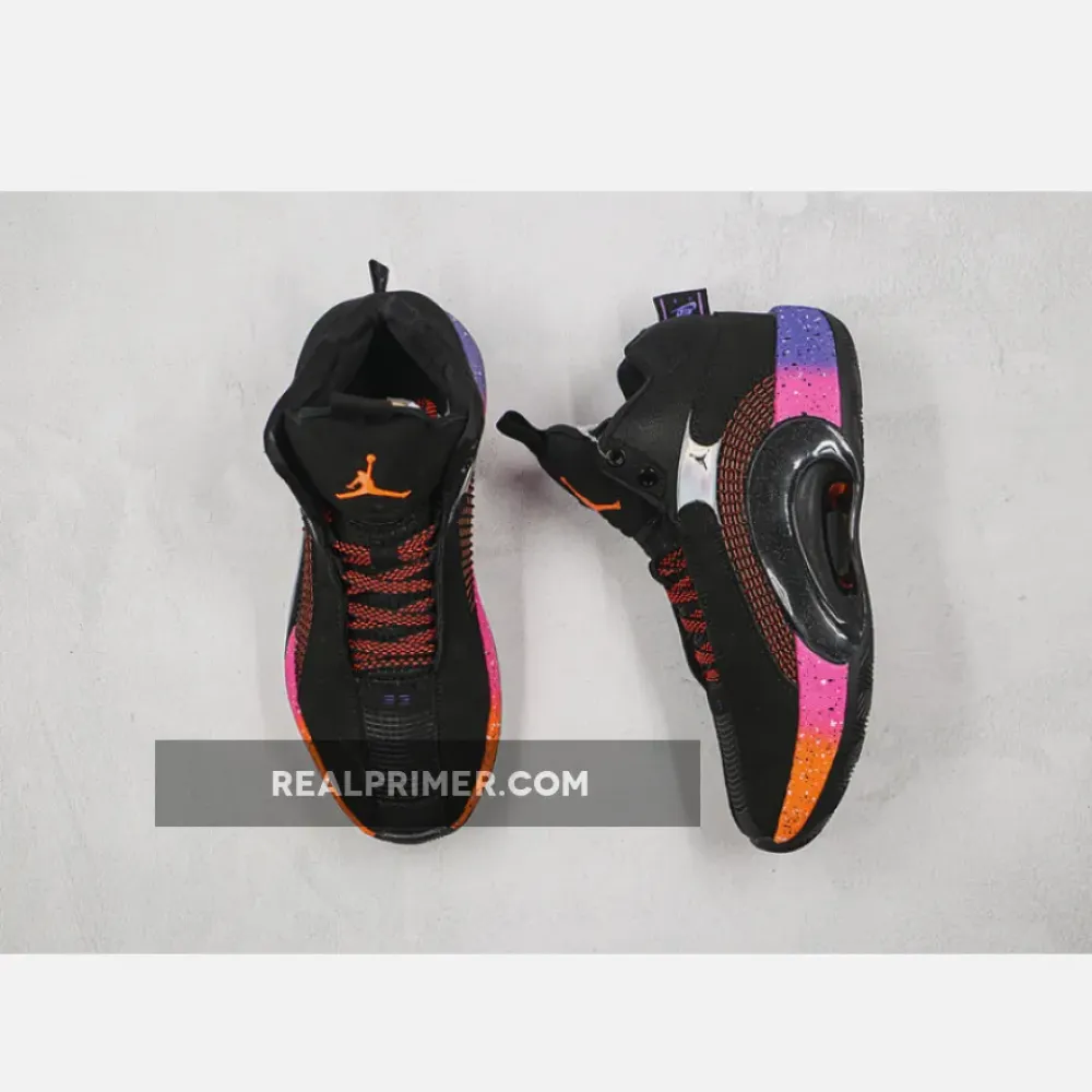 AIR JORDAN 35 SUNSET BLACK/BLACK/MULTI-COLOR CQ4228-004
