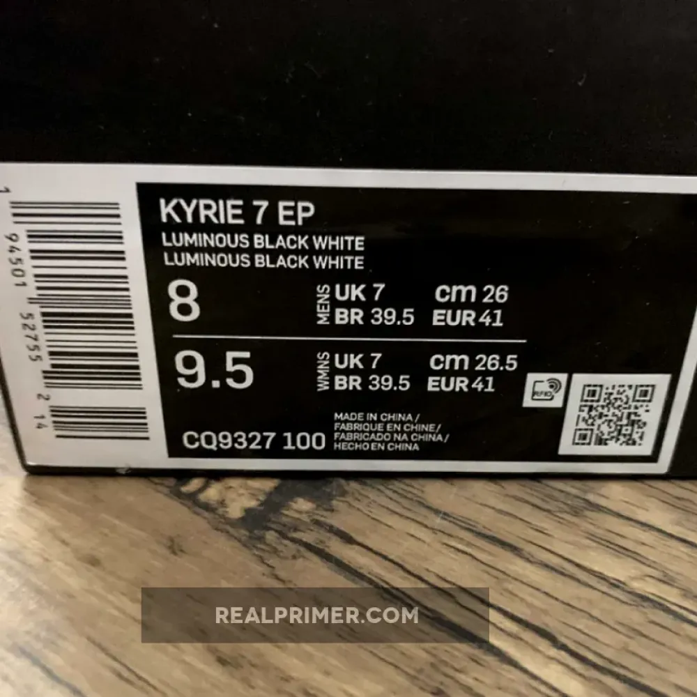 KYRIE 7 EP HIP HOP WHITE/BLACK/GLOW/HYPER ROYAL CQ9327-100