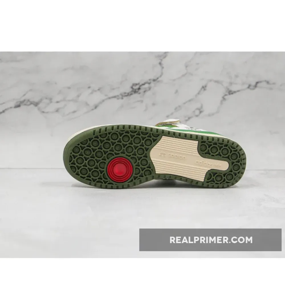 FORUM 84 LOW SHOES CLOUD WHITE/CREW GREEN/WILD PINE FY8683