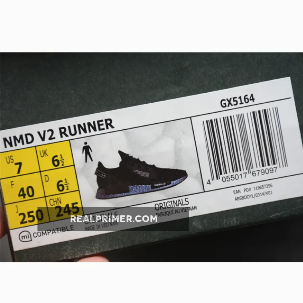 NMD_R1 V2 SHOES CORE BLACK/SUPPLIER COLOUR/CLOUD WHITE GX5164